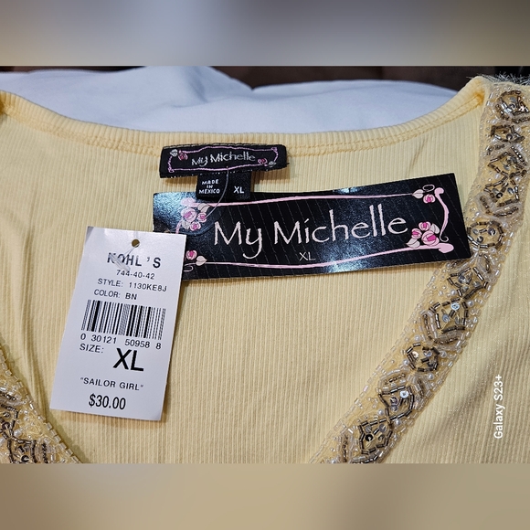 NWT Women's XL Beaded Tank Top - Picture 2 of 5